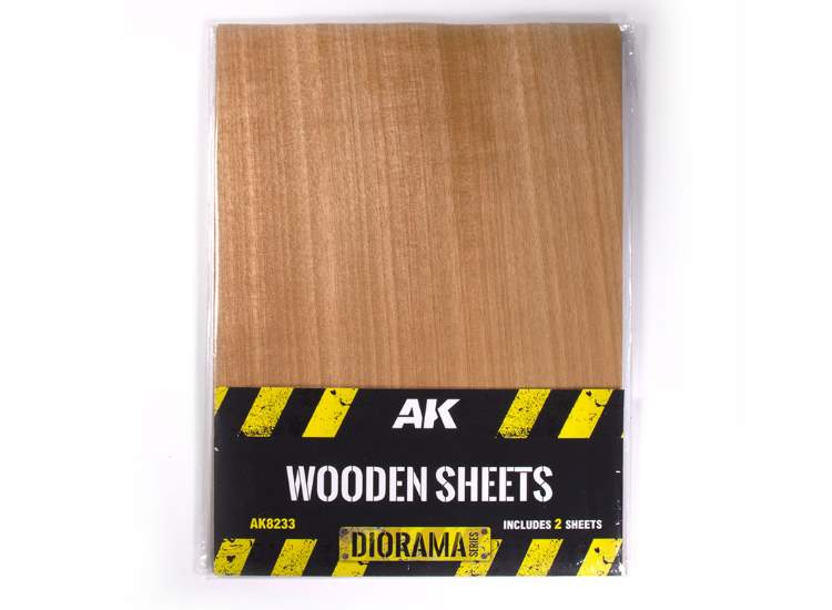 - AK Interactive - Thin Wooden Sheet A4 - 2 Sheets