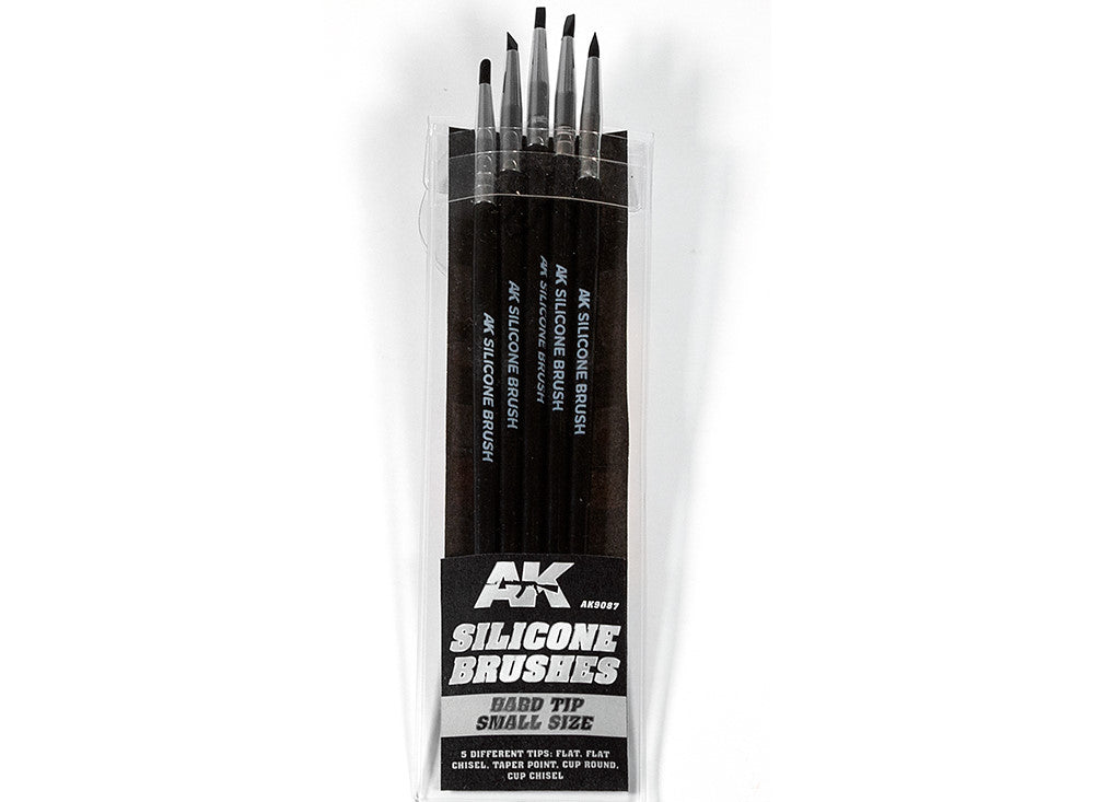AK Interactive - Silicone Brushes - Hard Tip - Small