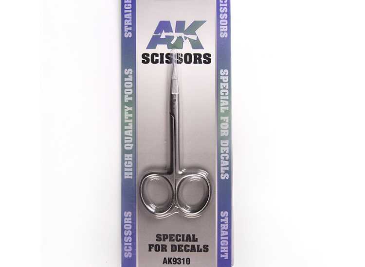 - AK Interactive - Straight Scisssors - Special Decals and Paper
