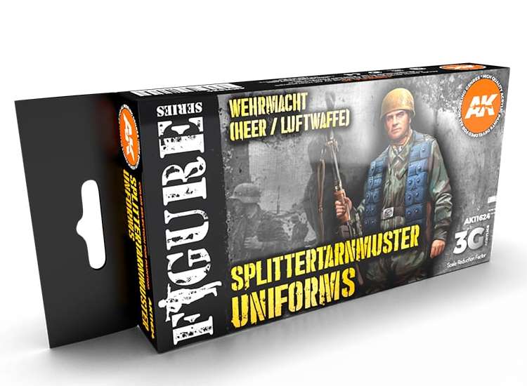 17ml x6 AK Interactive - Splittermuster Uniforms - 3G Acrylic Paint Set