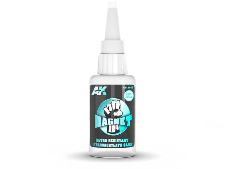 20g AK Interactive - Magnet Ultra Resistant Cyanocrylate Glue