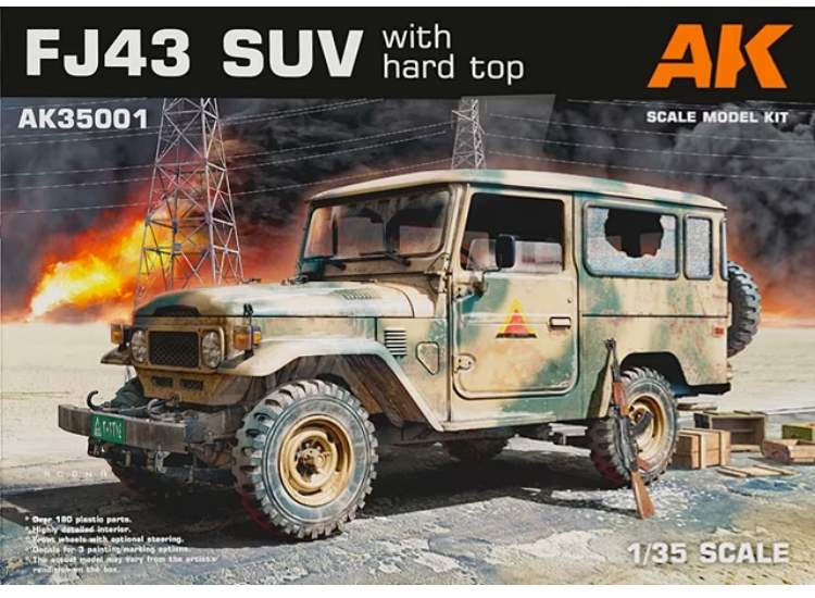 1/35 AK Interactive - FJ43 SUV with Hard Top