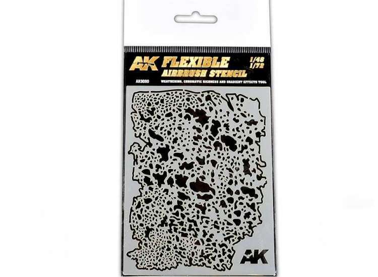 '- AK Interactive - Flexible Airbrush Stencil 1/48 and 1/72