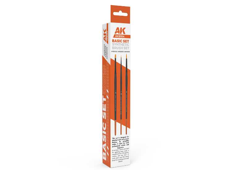 - AK Interactive - Basic Brushes Set