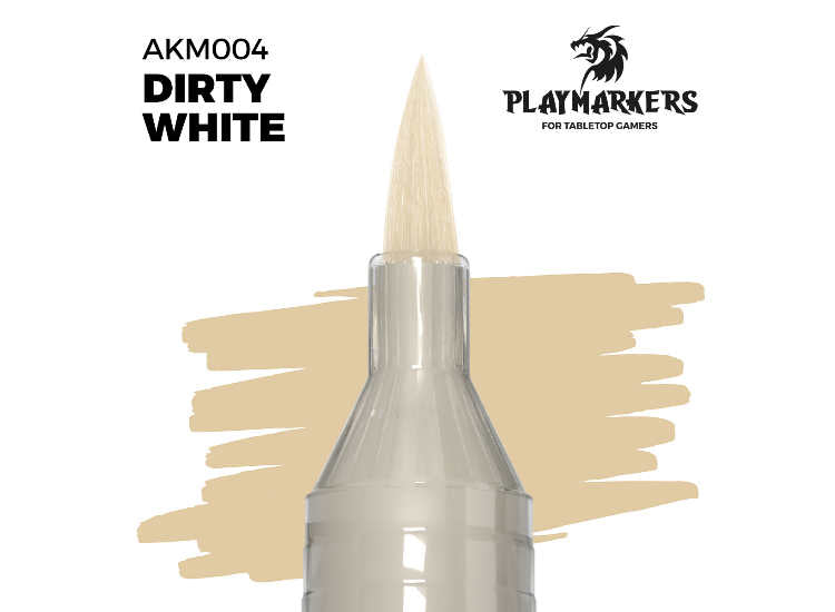 - AK Interactive - Playmarker  - Dirty White