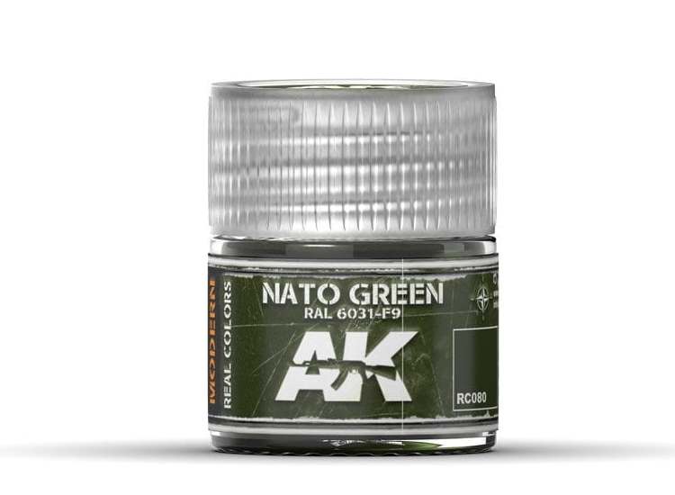 10ml Ak Interactive - Real Colors - Nato Green RAL 6031 F9