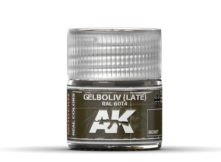 10ml Ak Interactive - Real Colors - Gelboliv (Late) RAL 6014