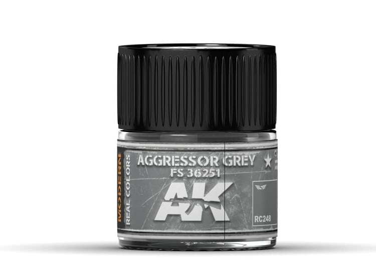 10ml Ak Interactive - Real Colors - Aggressor Grey FS 36251