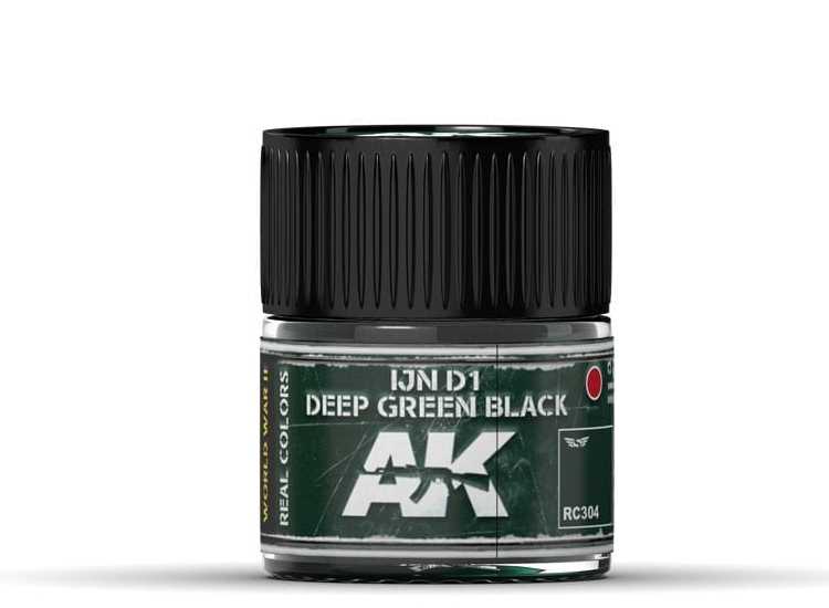 10ml Ak Interactive - Real Colors - IJN D1 Deep Green Black