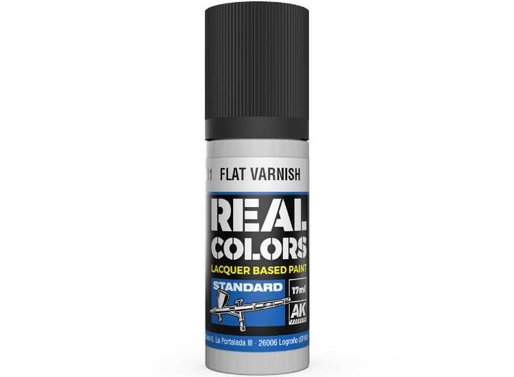 17ml AK Interactive - Real Colors Lacquer Paint - Flat Varnish