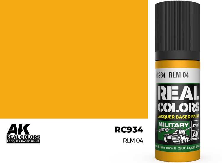 17ml AK Interactive - Real Colors Lacquer Paint - RLM 04