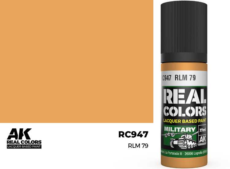 17ml AK Interactive - Real Colors Lacquer Paint - RLM 79