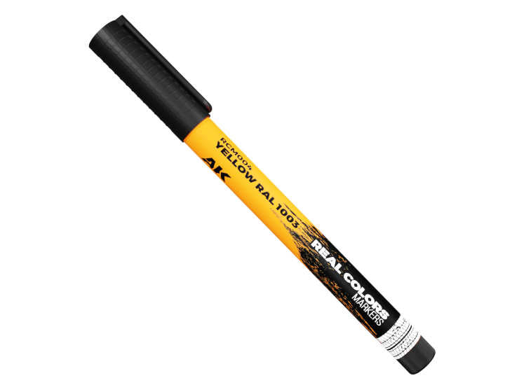 AK Interactive AAKRCM004 - - Yellow RAL 1003 - Real Colors Markers