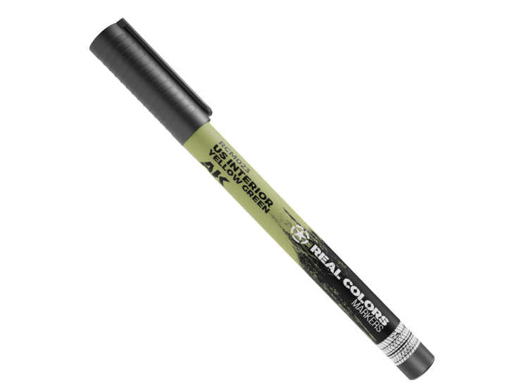 AK Interactive RCM023 - - US Interior Yellow Green - Real Colors Markers