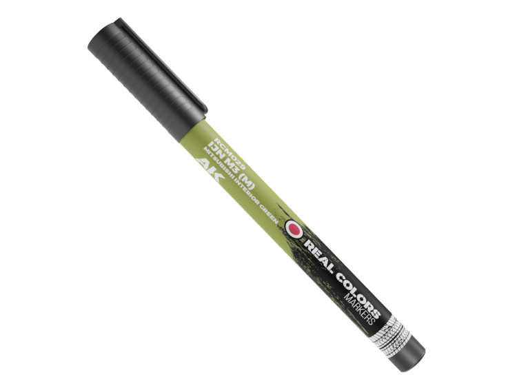 AK Interactive AAKRCM029 - - IJN M3(M) Mitsubishi Interior Green - Real Colors Markers