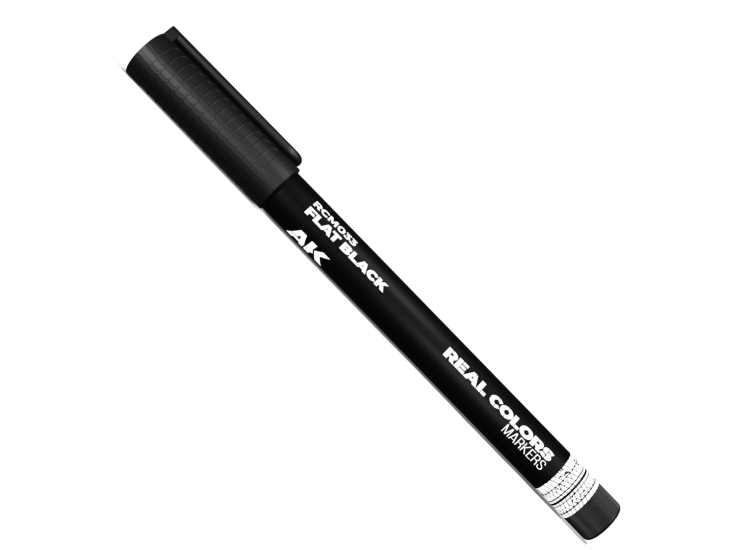 AK Interactive RCM033 - - Flat Black - Real Colors Markers