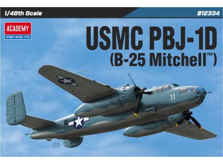 1/48 Academy - USMC PBJ-1D (B-25 Mitchell)