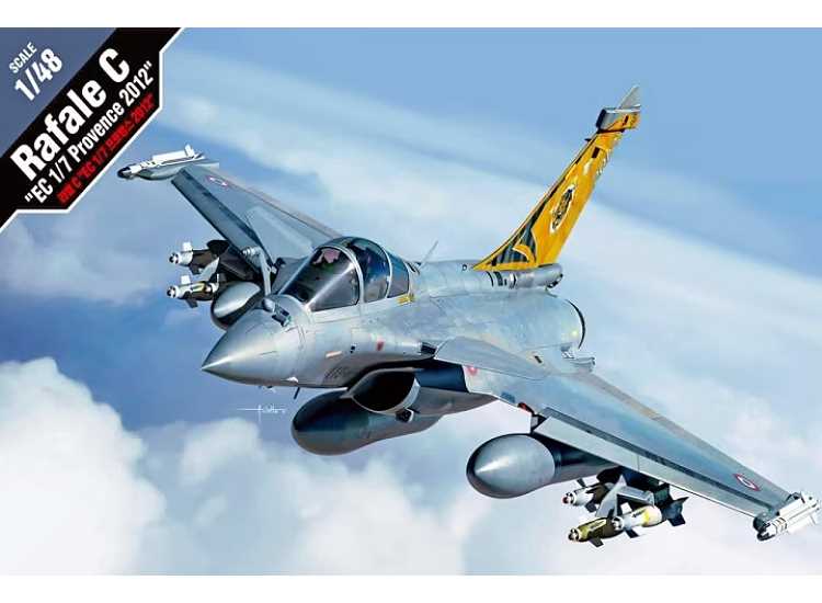 1/48 Academy - Rafale C `EC 1/7 Provence 2012'