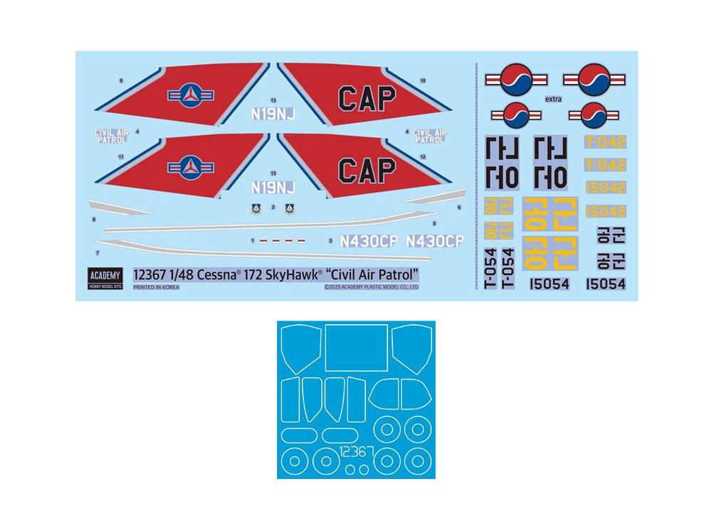 1/48 Academy - Cessna 172 Skyhawk Civil Air Patrol