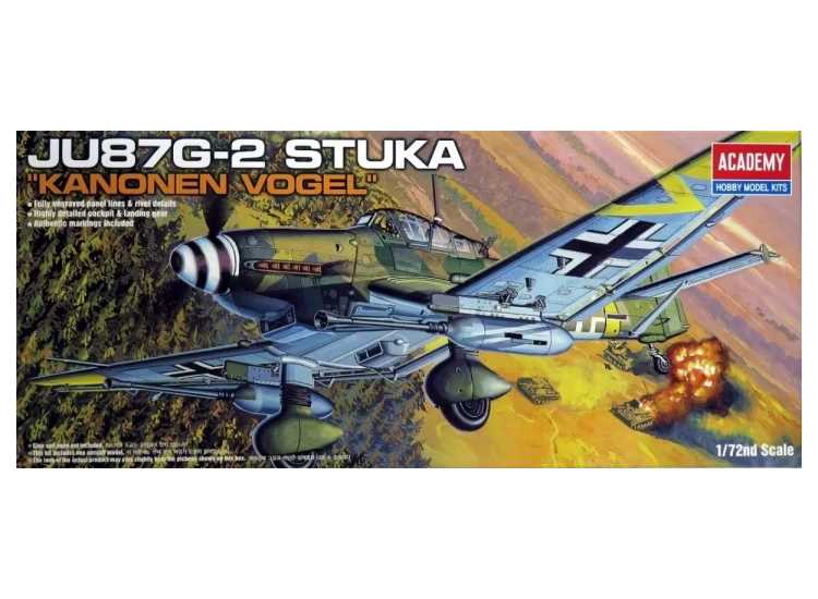 1/72 Academy - Ju-87G-2 Stuka "KanonVogel"