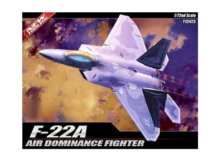 1/72 Academy - Lockheed Martin F-22A Raptor (New Tooling)