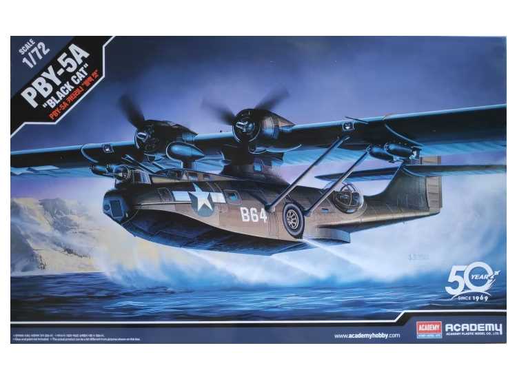 1/72 Academy - Consolidated PBY-5A Catalina - Black Cat