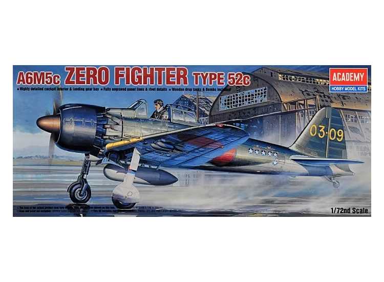 1/72 Academy - Mitsubishi A6M5c 'Zero' Fighter type 52c