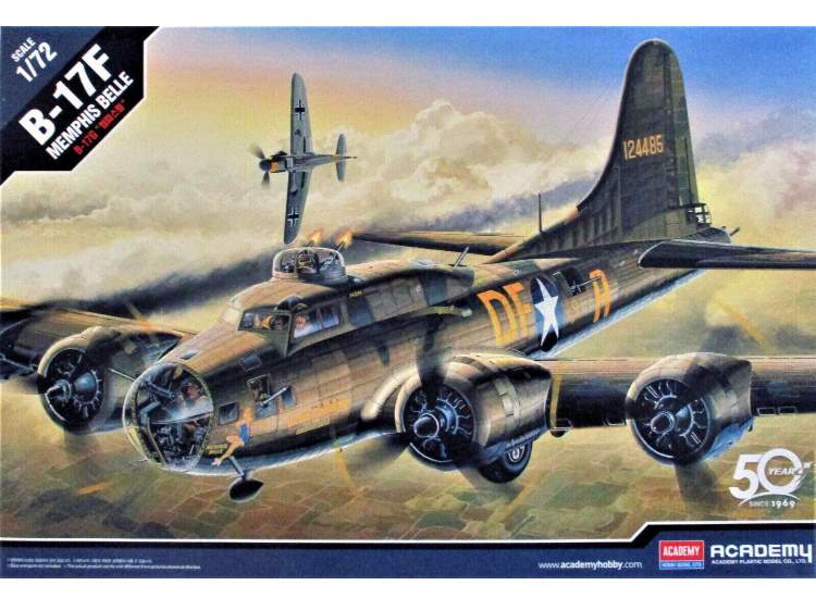 1/72 Academy - B-17F Flying Fortress Memphis Belle