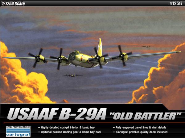 1/72 Academy - USAAF B-29A Old Battler