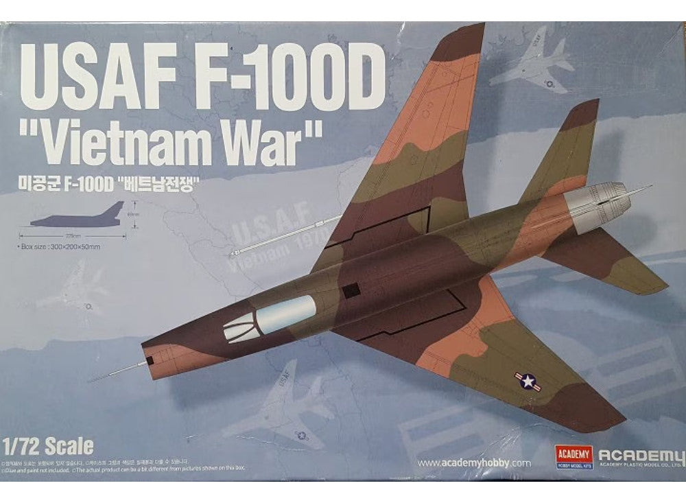 1/72 Academy - USAF F-100D Vietnam War