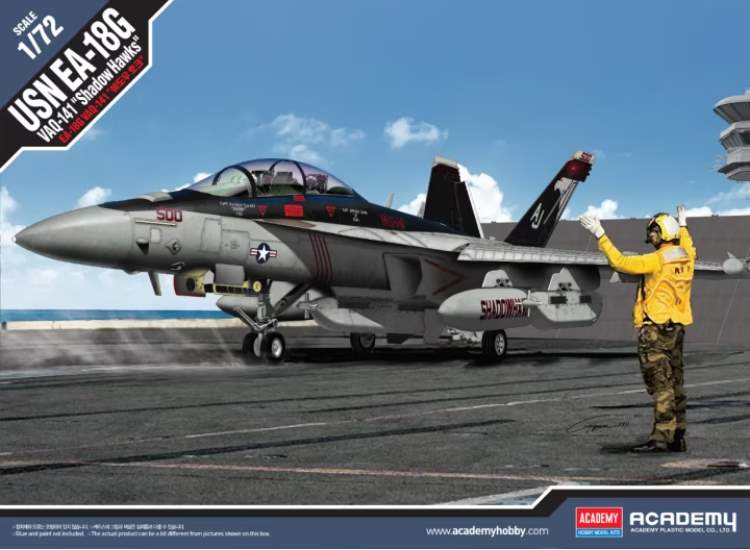 1/72 Academy - USN EA-18G Growler VAQ-141 Shadow Hawks
