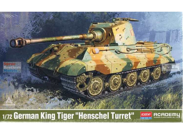 1/72 Academy - German King Tiger Henschel Turret