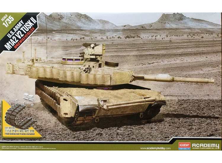 1/35 Academy - US Army M1A2 Tank V2 TUSK II