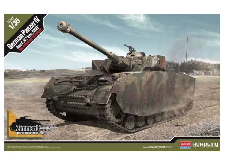 1/35 Academy - PzKpfw IV Ausf.H Mid Production