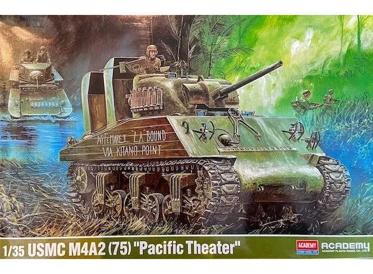1/35 Academy - M4A2 Sherman 75mmPacific Theater