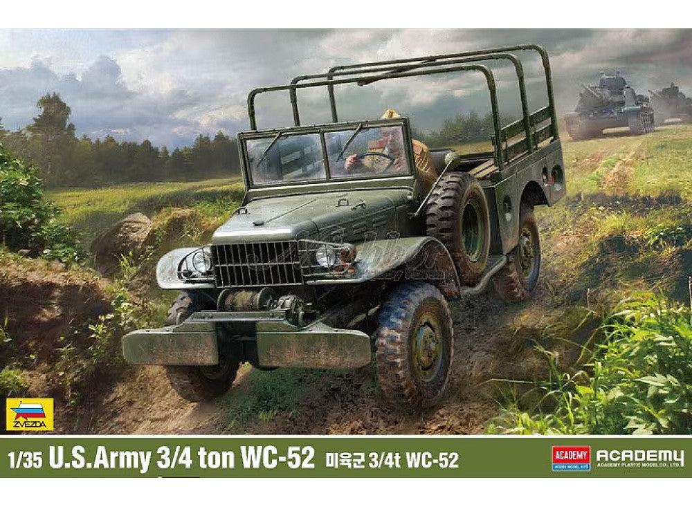 1/35 Academy - US Army 3/4 ton WC-52