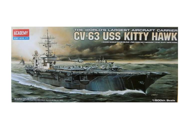 1/800 Academy - USS Kitty Hawk CV-63