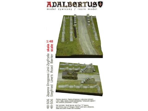 1/48 Adalbertus - Siegfried Line Road Barrier