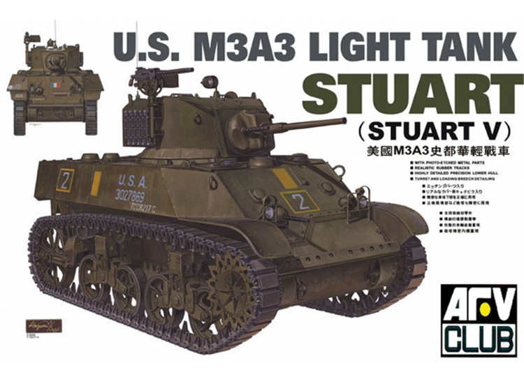 1/35 AFV Club - M3A3 Stuart Light Tank
