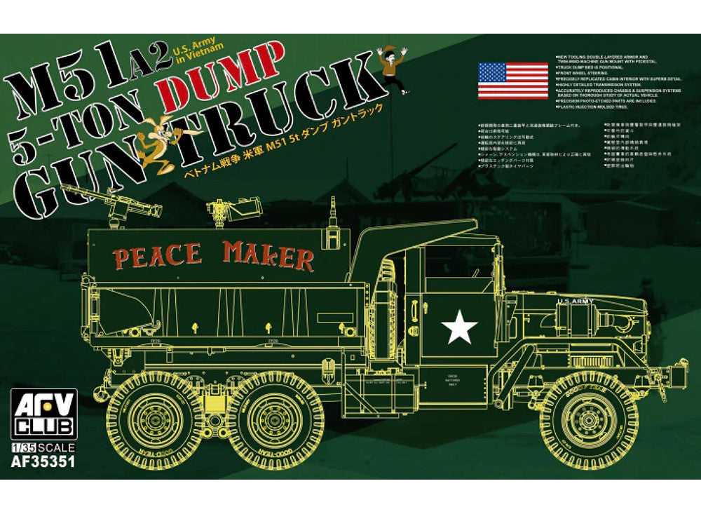 1/35 AFV Club - M51A2 5-Ton Dump Gun Truck