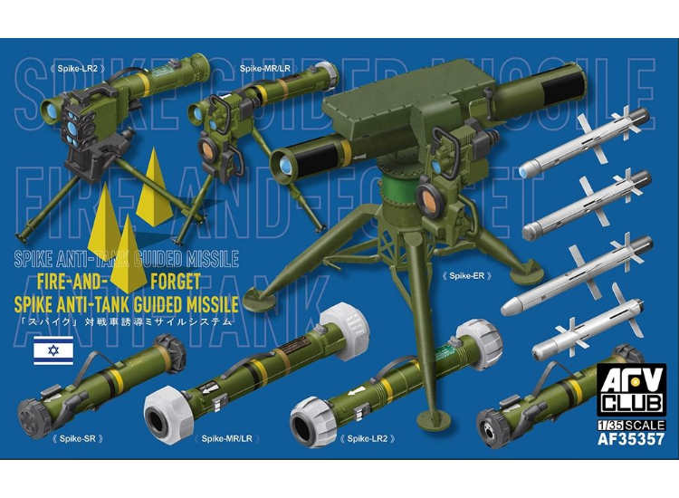 1/35 AFV Club - Fire-and-Forget SPIKE Anti-Tank Guided Missile