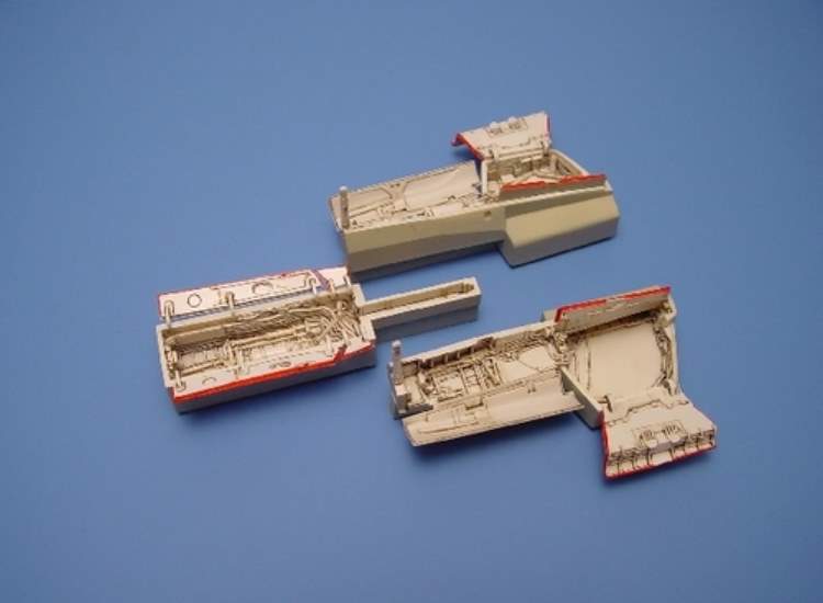 1/48 Aires - Grumman F-14A/F-14B Tomcat wheel bay (designed to be used with Hasegawa kits)