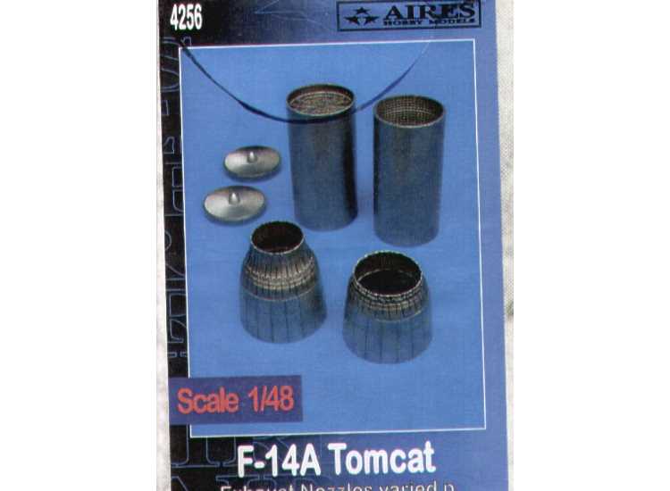 1/48 Aires - Grumman F-14A Tomcat exhaust nozzles- varied (designed to be used with Hasegawa kits)