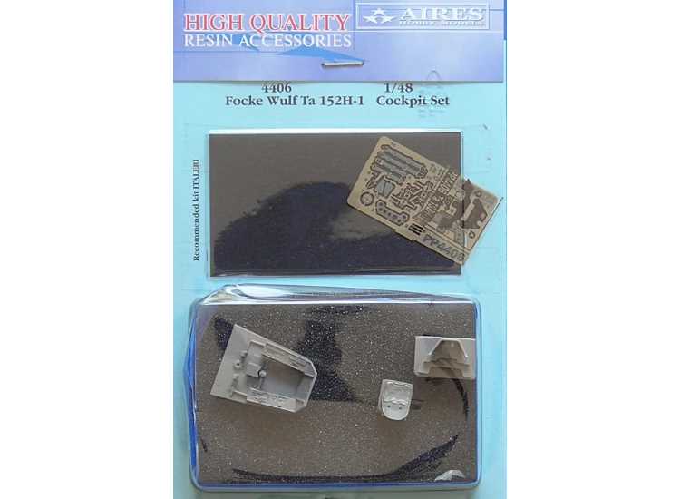 1/48 Aires - Focke-Wulf Ta-152H-1 cockpit set (designed to be used with Dragon, Italeri and Trimaster kits)