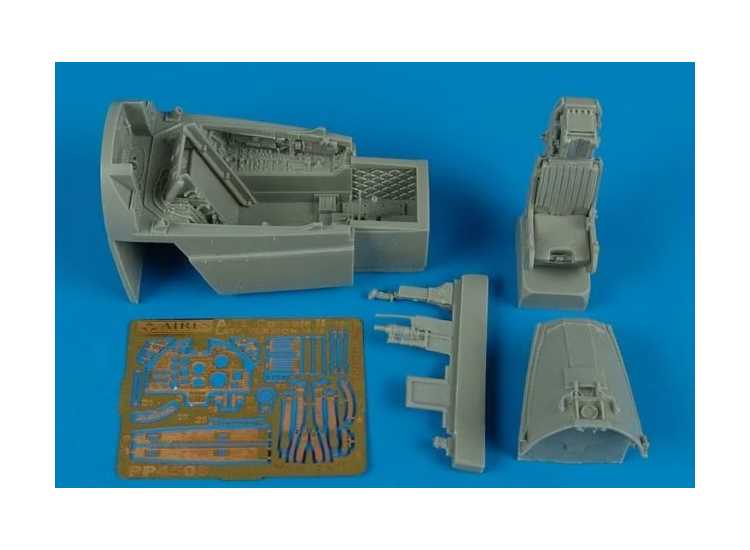 1/48 Aires - Vought A-7E Corsair II late version cockpit set (designed to be used with Hobby Boss kits)