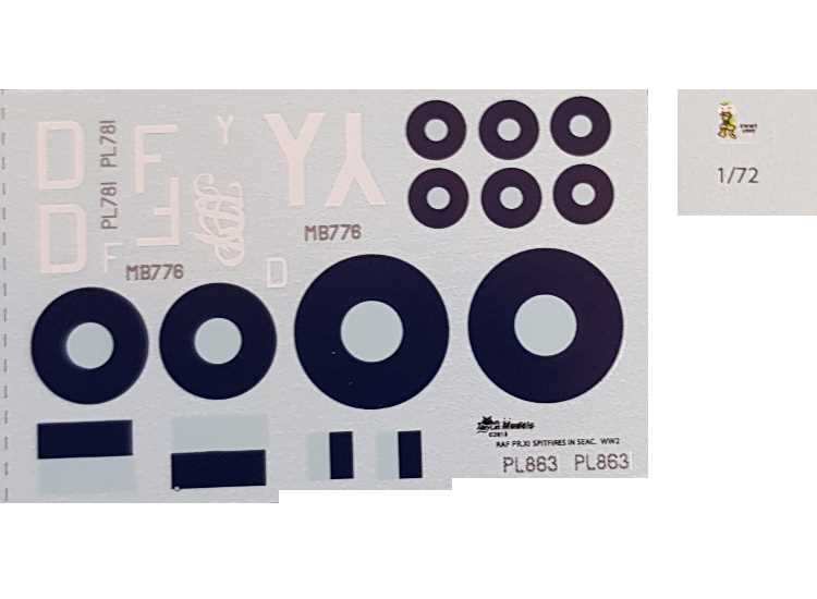 1/72 Alley Cat - Spritfire PRXI RAF SEAC Decals