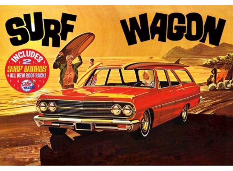 1/25 AMT - 1965 Chevy Chevelle Surf Wagon