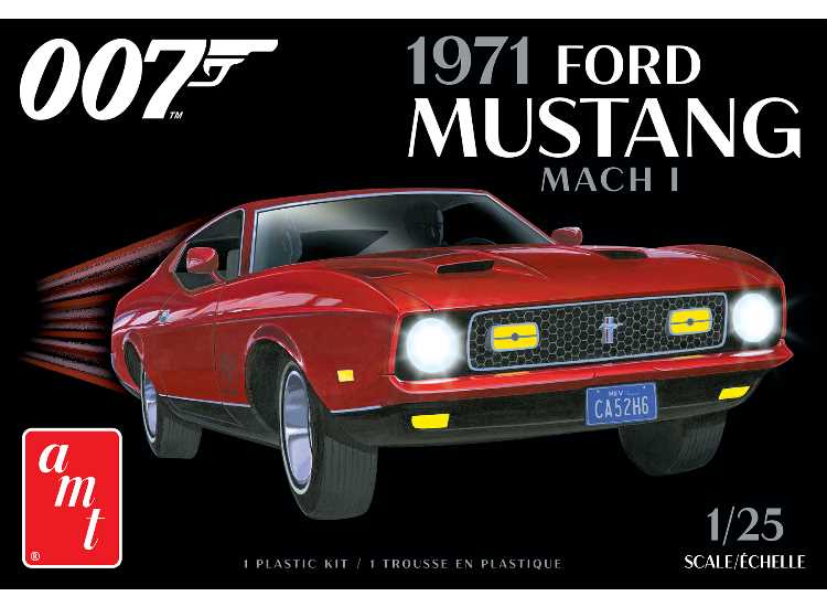 1/25 AMT - James Bond 007 1971 Ford Mustang Mach 1
