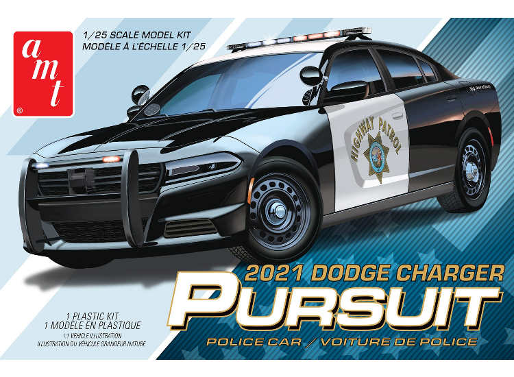 1/25 AMT - 2021 Dodge Charger Police Pursuit