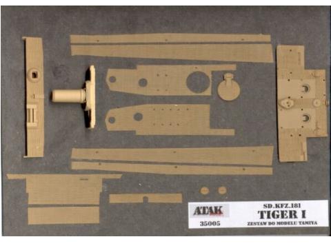 1/35 Atak - Zimmerit For Tiger I For Tamiya Kit